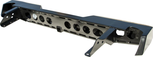 Бампер РИФ задний Nissan Navara D40 с фаркопом