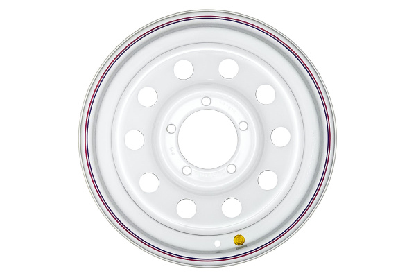 Диск УАЗ крашеный белый 5x139,7 7xR16 d110 Диск УАЗ крашеный белый 5x139,7 7xR16 d110