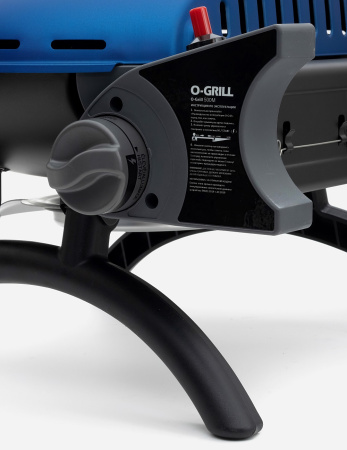 Гриль газовый O-GRILL 500MT красный, с термометром (в комплекте адаптер тип А)
