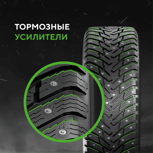 Шина IKON Tyres Character Ice 8 SUV 225/75 R16 108T XL (Nordman 8 SUV) шипованные