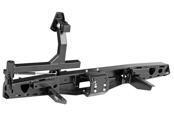 Бампер РИФ задний УАЗ Буханка с площадкой под лебёдку, калиткой и фонарями, стандарт