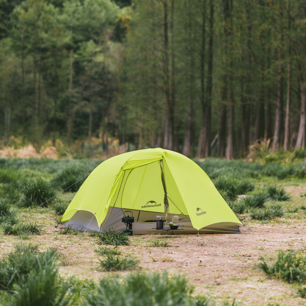 1 Палатка Naturehike Star Trails EXT Si 1-местная, алюминиевый каркас, сверхлегкая, желтая