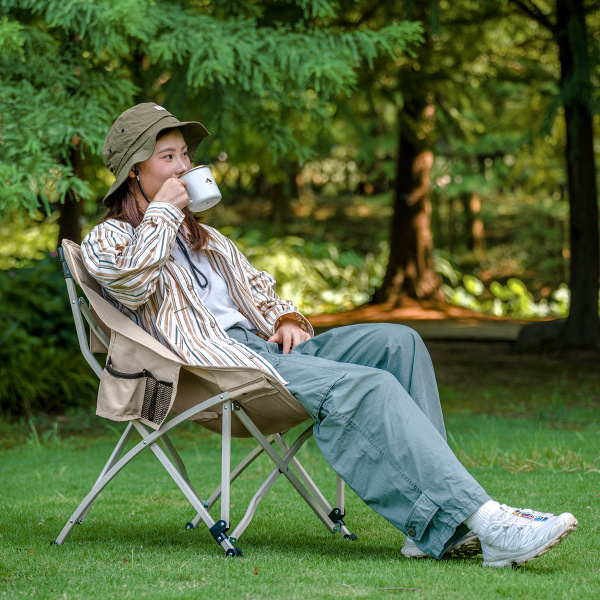 3 Кресло туристическое Naturehike Stellaluna T04 All-Terrain, складное, до 120 кг., бежевое