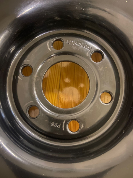 2 Диск усиленный Nissan Navara D40 3.0TD стальной черный 6x114,3 8xR17 d66 ET+25 (уценка)