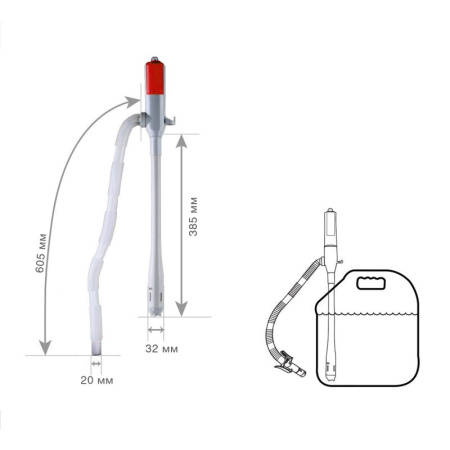 Помпа электрическая для перекачки тех. жидкостей