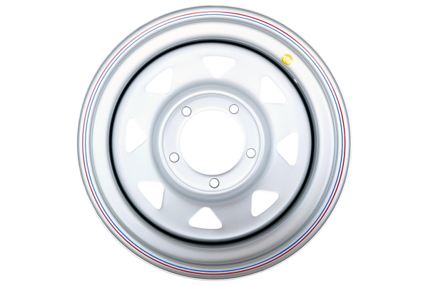 Диск усиленный УАЗ стальной серебристый 5x139,7 8xR16 d110 ET-19 (треуг. мелкий) Диск усиленный УАЗ стальной серебристый 5x139,7 8xR16 d110 ET-19 (треуг. мелкий)