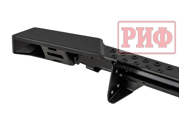 Бампер РИФ силовой задний УАЗ Буханка с фонарями, возможностью установки фаркопа, стандарт