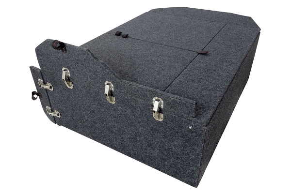 Органайзер для Mitsubishi Pajero IV (2 выдвижн.ящика+спальник) под сабвуфер