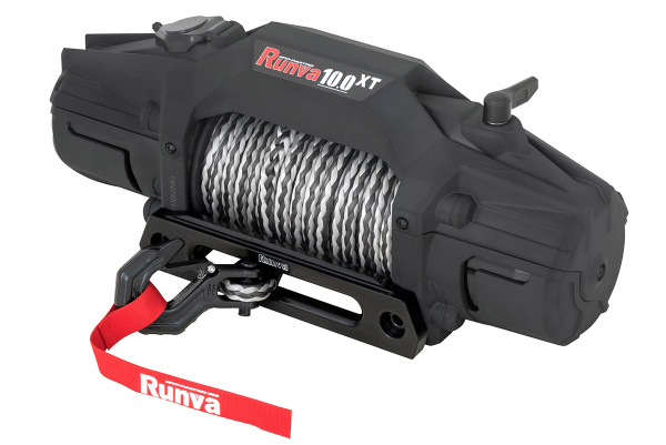 Лебёдка автомобильная электрическая 12V Runva EWXT10000FSR 4500 кг синтетический трос