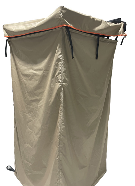 1 Тент-маркиза РИФ - душевая кабинка с тканевой крышей.