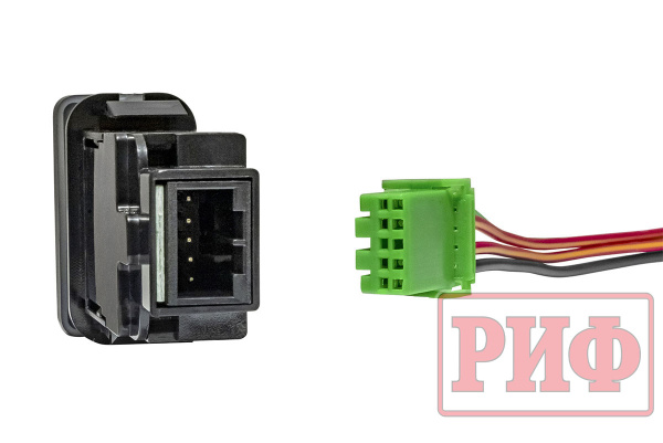 Кнопка ВКЛ/ВЫКЛ, белый, REAR LIGHTS TOYOTA 40x20 горизонтальная