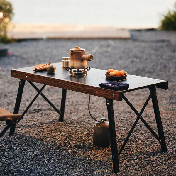 Стол туристический Naturehike IGT складной, 86х43х42 см, черный