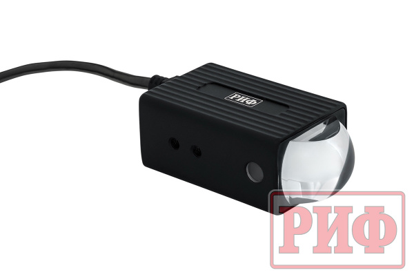 Светодиодные фары рабочего света РИФ в решетку радиатора  62,7x33x12 мм, 22W, желтый/белый свет (2 шт.)