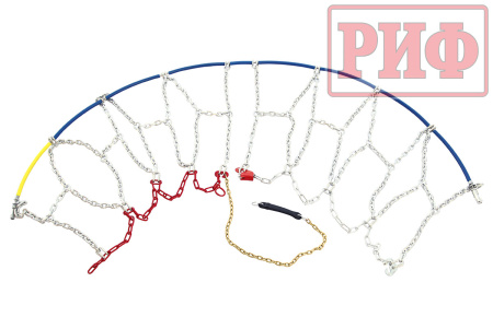 Цепи противоскольжения РИФ 4х4 "соты" 16 мм, 185/75R16 (к-т 2 шт.)