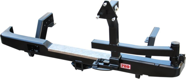 Бампер РИФ задний Mitsubishi L200 с фаркопом и калиткой Бампер РИФ задний Mitsubishi L200 с фаркопом и калиткой