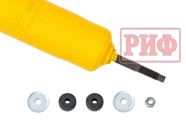 Демпфер РИФ рулевой для ГАЗ Соболь 4x4 до 2020 года, Nissan Patrol Y60/Y61 до 02/2000 (шток-шток)