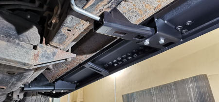 Пороги РИФ силовые Toyota Land Cruiser Prado 120