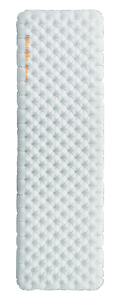 Коврик надувной Naturehike 196х64х8 см, серый