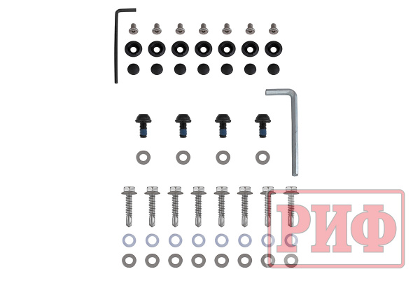 Крышка кузова РИФ для JAC T9, роллета раздвижная с электроприводом 1580х1620 мм, алюминиевая, черная