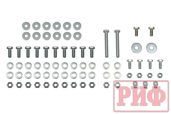 Фаркоп РИФ передний (переходник) для съёмной лебедки в штатный бампер Toyota Fortuner 2015+