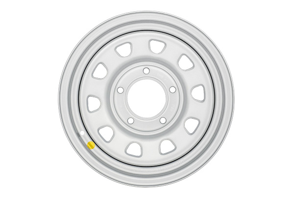 Диск усиленный для ВАЗ НИВА стальной серебристый 5x139,7 7xR15 d98,5 ET+25 (треугольник)