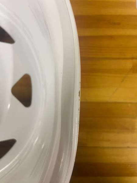 Диск усиленный УАЗ стальной белый 5x139,7 8xR15 d110 ET-25 (треугольник мелкий)