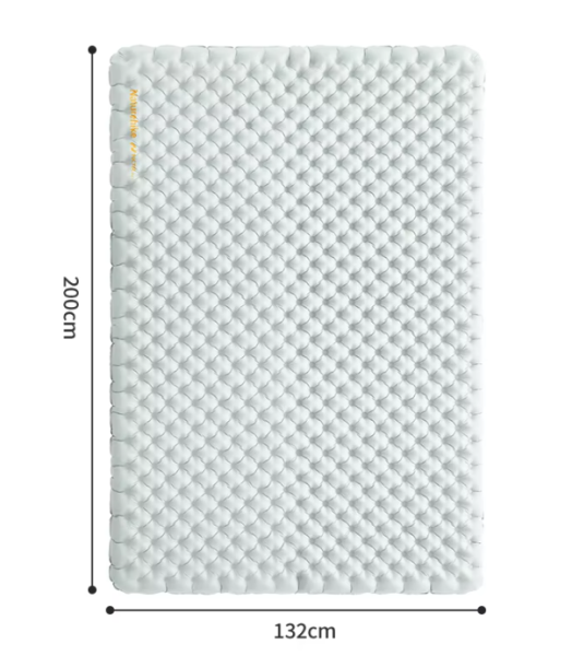 1 Коврик надувной Naturehike 200х132х8 см, серый