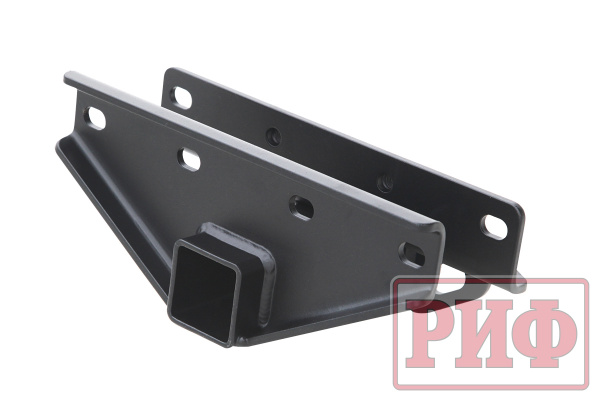 Бампер РИФ силовой задний Jeep Wrangler JK 2007-2018 с квадратом под фаркоп и фонарями, стандарт