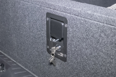 Органайзер в багажник для Toyota Land Cruiser 300 (2 выдв.ящика+клав.замки+спальник)