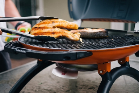 Гриль газовый O-GRILL 500MT красный, с термометром (в комплекте адаптер тип А)
