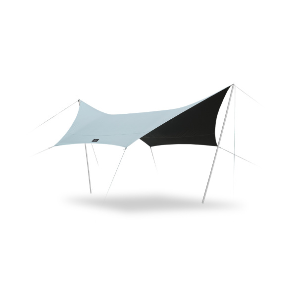 Тент кемпинговый Naturehike SHARK 5,2х4,2 м., зеленовато-серый