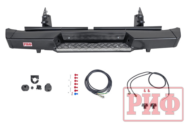Бампер РИФ силовой задний Mitsubishi L200 2019-2022
