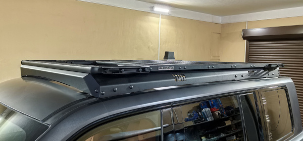 Багажник экспедиционный (платформа) алюминиевый РИФ 1300x2080 мм для Haval H9 2024+ (с крепежом)