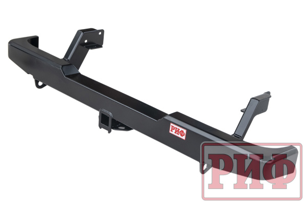 Бампер РИФ задний Mazda B2500/BT50, Ford Ranger T5 2006-2010 с квадратом под фаркоп