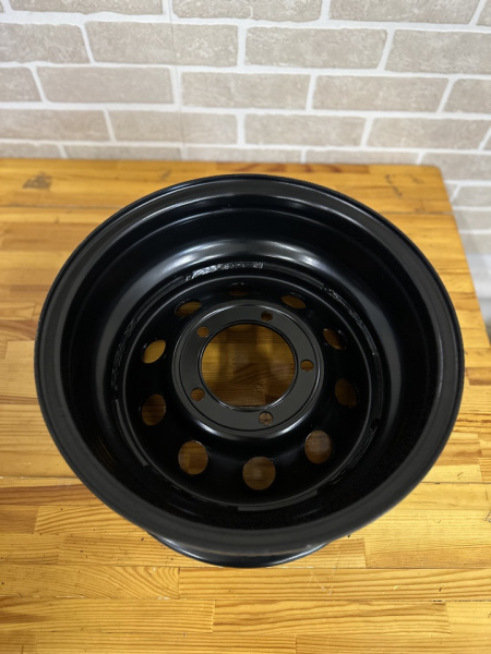 Диск усиленный УАЗ стальной черный 5x139,7 8xR15 d110 ET-19
(уценка)