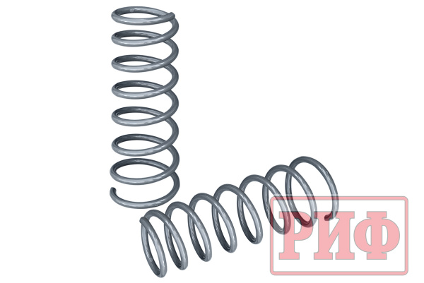 Пружины РИФ передние Renault Duster лифт 40 мм +50 кг