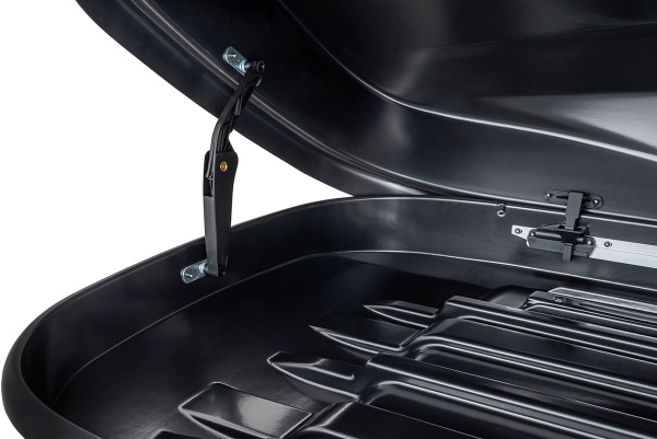 Бокс автомобильный на крышу Pentair PYTHON 400L черный глянец, двусторонний