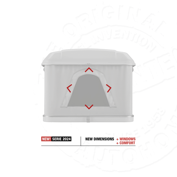 4 Палатка на крышу автомобиля AUTOHOME MAGGIOLINA AIRLANDER PLUS SMALL