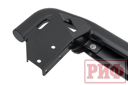 Пороги РИФ силовые Lada Niva Travel (черный алюминий)