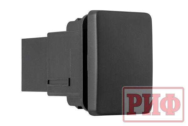 Кнопка ВКЛ/ВЫКЛ, голубой, TOYOTA 32x22 (под гравировку)