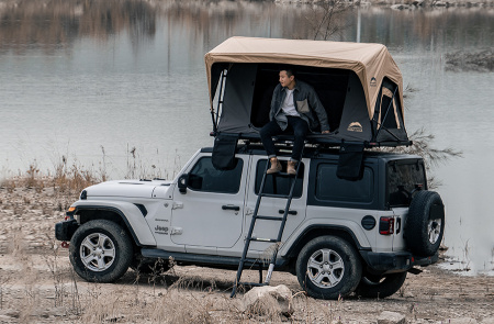 Палатка на крышу автомобиля Wild Land Normandy Auto 140 pro