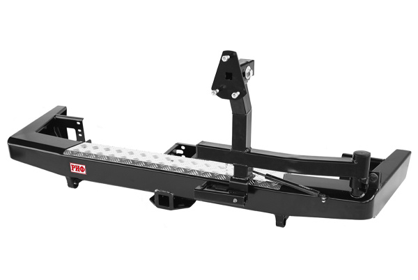 Бампер РИФ задний УАЗ Патриот 2015+ с квадратом под фаркоп и калиткой стандарт Бампер РИФ задний УАЗ Патриот 2015+ с квадратом под фаркоп и калиткой стандарт