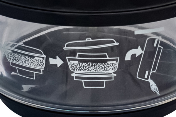 Насадка на шноркель с предочистителем воздуха прозрачная (диаметр 3.5