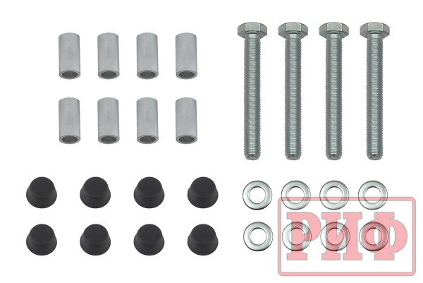 Кронштейны для крепления маркизы (крепежный размер от 61 до 69 мм) к алюминиевому багажнику (платформе) РИФ