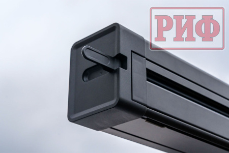 Маркиза автомобильная РИФ 2,5х2,5 м полуавтомат (винил) темно-серая