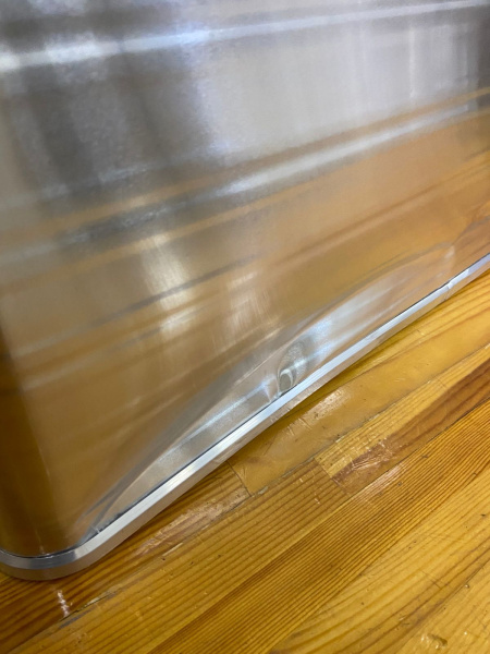 Ящик алюминиевый РИФ усиленный с замком 782х385х379 мм (ДхШхВ) (уценка)