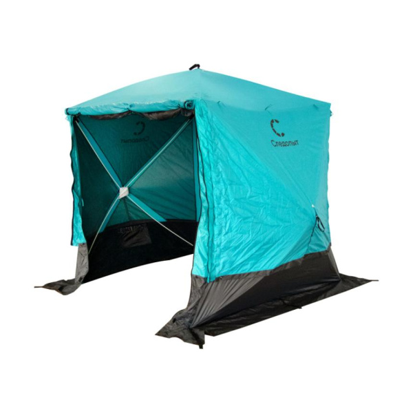 1 Шатер СЛЕДОПЫТ быстросборный, 2,1х2,1 м, h-2,05 м, S по полу 4,4 кв.м, цв. WATERFALL
