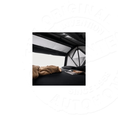 Палатка на крышу автомобиля AUTOHOME OVERCAMP SMALL, тент карбон, лестница 215 мм