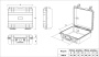 Кейс защитный ударопрочный РИФ 430х380х154 мм IP67