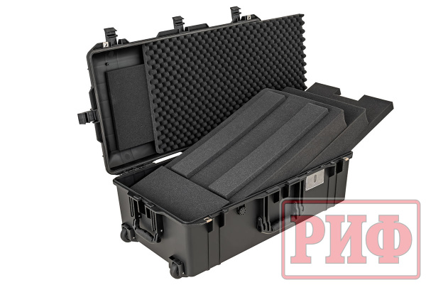 4 Кейс защитный ударопрочный РИФ 609х478х334 мм IP67 на колесах с телескопической ручкой